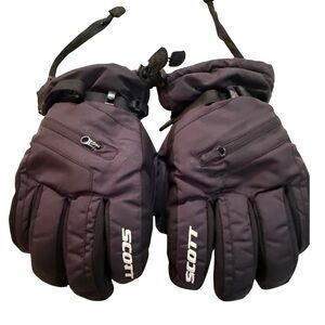Scott Black Youth Snow Ski Gloves